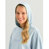 image:imageHUK Womens Edisto Terry Hoodie Lightweight Terry Cloth Pullover Casual Coastal Fishing Hoodie for WomenHeron Blue