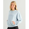 image:imageHUK Womens Edisto Terry Hoodie Lightweight Terry Cloth Pullover Casual Coastal Fishing Hoodie for WomenHeron Blue