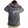 image:imageHUK Mens Edisto Terry Hoodie Soft Terry Cloth Pullover Lightweight Casual Fishing HoodieDark Shadow