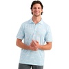 image:imageHUK Mens Pursuit Pattern Performance Short Sleeve Polo ShirtCoastal Drift
