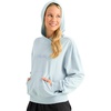 image:imageHUK Womens Edisto Terry Hoodie Lightweight Terry Cloth Pullover Casual Coastal Fishing Hoodie for WomenHeron Blue