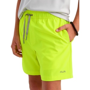 image:imageHUK Kids Pursuit Volley QuickDry Fishing Shorts for KidsNeon Yellow