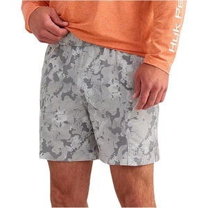 image:imageHUK Mens Airweight Short Lightweight UPF 30 Performance Fishing Short with Recycled Polyester and Stretch FabricKc Print  Sharkskin