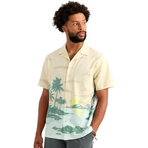 image:imageHUK Mens Camp Shirt UPF 30 Quick Dry Buttonup with 4Way Stretch and Cotton Blend FabricSilver Birch