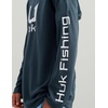 image:imageHUK Kids Icon Hoodie Fishing Shirt With Sun Protection for KidsSea Storm