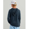 image:imageHUK Kids Icon Hoodie Fishing Shirt With Sun Protection for KidsSea Storm
