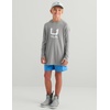 image:imageHUK Kids Icon Hoodie Fishing Shirt With Sun Protection for KidsSharkskin