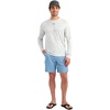 image:imageHUK Mens Andros Short Lightweight Stretch Fishing Short with UPF 30 and Multiple Zipper PocketsBlue Shadow