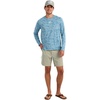 image:imageHUK Mens Andros Short Lightweight Stretch Fishing Short with UPF 30 and Multiple Zipper PocketsSeagrass
