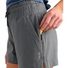image:imageHUK Womens Bayside Short High Rise Stretch Short with Double Waistband and 3 InseamAnchor Heather