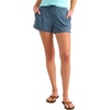 image:imageHUK Womens Bayside Short High Rise Stretch Short with Double Waistband and 3 InseamVintage Indgo Heather