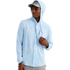 image:imageHUK mens Watershed Hooded Shirt Upf 50 Performance Sun Hoodie With Moisture Management and Stretch FabricCoastal Drift