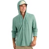 image:imageHUK mens Watershed Hooded Shirt Upf 50 Performance Sun Hoodie With Moisture Management and Stretch FabricMineral Blue Heather