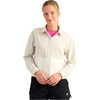 image:imageHUK womens Waveline Shacket Upf 50 Stretch Fishing Shirt Jacket With Ventilation and Zipper PocketsSilver Birch