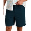 image:imageHUK Mens Rivercamp Short 8 Inseam Lightweight Cotton Canvas Short with Stretch and Pocket Knife ReinforcementSea Storm