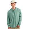 image:imageHUK mens Watershed Hooded Shirt Upf 50 Performance Sun Hoodie With Moisture Management and Stretch FabricMineral Blue Heather