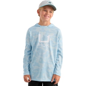 image:imageHUK Kids Icon Hoodie Fishing Shirt With Sun Protection for KidsCoastal Drift