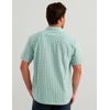 image:imageHUK Mens Chatham Short Sleeve Shirt UPF 30 Textured ButtonDown Fishing Shirt with Chest Pocket and CollarPlaid  Caicos