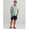 image:imageHUK Mens Chatham Short Sleeve Shirt UPF 30 Textured ButtonDown Fishing Shirt with Chest Pocket and CollarPlaid  Caicos