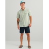 image:imageHUK Mens Chatham Short Sleeve Shirt UPF 30 Textured ButtonDown Fishing Shirt with Chest Pocket and CollarPlaid  Plantain