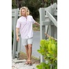 image:imageHUK Mens Chatham Short Sleeve Shirt UPF 30 Textured ButtonDown Fishing Shirt with Chest Pocket and CollarSeersucker  Oleander