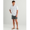 image:imageHUK Mens Chatham Short Sleeve Shirt UPF 30 Textured ButtonDown Fishing Shirt with Chest Pocket and CollarSeersucker  Stormy Blue