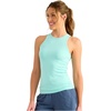 image:imageHUK Womens Racerback Tank Fitted Stretch Performance Tank with Wide Back for Bra Coverage and Standard LengthCaicos Heather