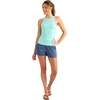 image:imageHUK Womens Racerback Tank Fitted Stretch Performance Tank with Wide Back for Bra Coverage and Standard LengthCaicos Heather