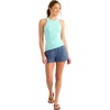 image:imageHUK Womens Racerback Tank Fitted Stretch Performance Tank with Wide Back for Bra Coverage and Standard LengthCaicos Heather