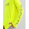 image:imageHUK Kids Pursuit Solid Long Sleeve Fishing Shirt for KidsNeon Yellow