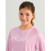 image:imageHUK Kids Pursuit Solid Long Sleeve Fishing Shirt for KidsOleander