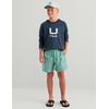 image:imageHUK Kids Pursuit Volley Pattern QuickDry Shorts for KidsMarine Blue