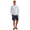 image:imageHUK Mens Drift 8 Inseam UPF 50 Stretch Fishing Short with WaterRepellent Finish and Secure StorageSea Storm