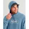 image:imageHUK Mens Edisto Script Terry HoodieBlue Shadow