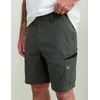 image:imageHUK Mens Icon Performance Fishing Shorts UPF 50 Sun Protection QuickDry StainResistant 9 Inseam Multiple PocketsVolcanic Ash