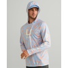 image:imageHUK Mens Icon Printed Long Sleeve Performance HoodieCoral Reef