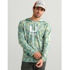 image:imageHUK Mens Icon Printed Long Sleeve Performance HoodieSeagrass