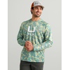 image:imageHUK Mens Icon Printed Long Sleeve Performance HoodieSeagrass