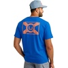image:imageHUK Mens Performance Fishing Logo Tee Short Sleeve TShirt for MenFlo State  Ocean Blue