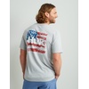 image:imageHUK Mens Performance Fishing Logo Tee Short Sleeve TShirt for MenFly Flag  Harbor Mist