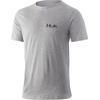 image:imageHUK Mens Performance Fishing Logo Tee Short Sleeve TShirt for MenLarge Buckets  Heather Grey