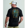image:imageHUK Mens Performance Fishing Logo Tee Short Sleeve TShirt for MenOval Cast  Black