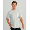 image:imageHUK Mens Performance Fishing Logo Tee Short Sleeve TShirt for MenRacer  Harbor Mist