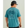 image:imageHUK Mens Performance Fishing Logo Tee Short Sleeve TShirt for MenSail Away  Storm Blue