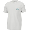 image:imageHUK Mens Performance Fishing Logo Tee Short Sleeve TShirt for MenSail Mujeres  White