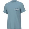 image:imageHUK Mens Performance Fishing Logo Tee Short Sleeve TShirt for MenShore Lunch  Crystal Blue