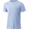 image:imageHUK Mens Performance Fishing Logo Tee Short Sleeve TShirt for MenSolo Mission  Coastal Sky Heather