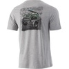 image:imageHUK Mens Performance Fishing Logo Tee Short Sleeve TShirt for MenSolo Mission  Heather Grey