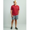 image:imageHUK Mens Performance Fishing Logo Tee Short Sleeve TShirt for MenSpot Badge  Scarlet Blaze