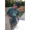 image:imageHUK Mens Performance Fishing Logo Tee Short Sleeve TShirt for MenStacked Logo  North Atlantic